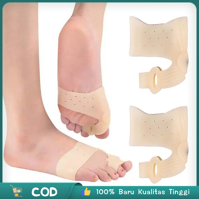 2 Pcs Alat Meluruskan Jempol Kaki Jempol Kaki Bengkok Penahan Jempol Kaki Kaki Hallux Valgus Kuku