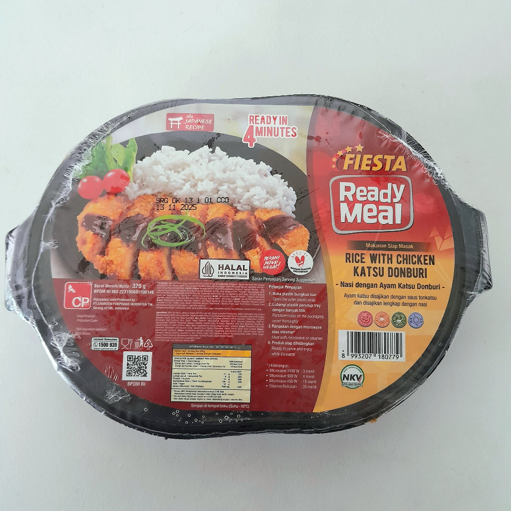 

FIESTA ready meal rice with chicken katsu donburi 320gr