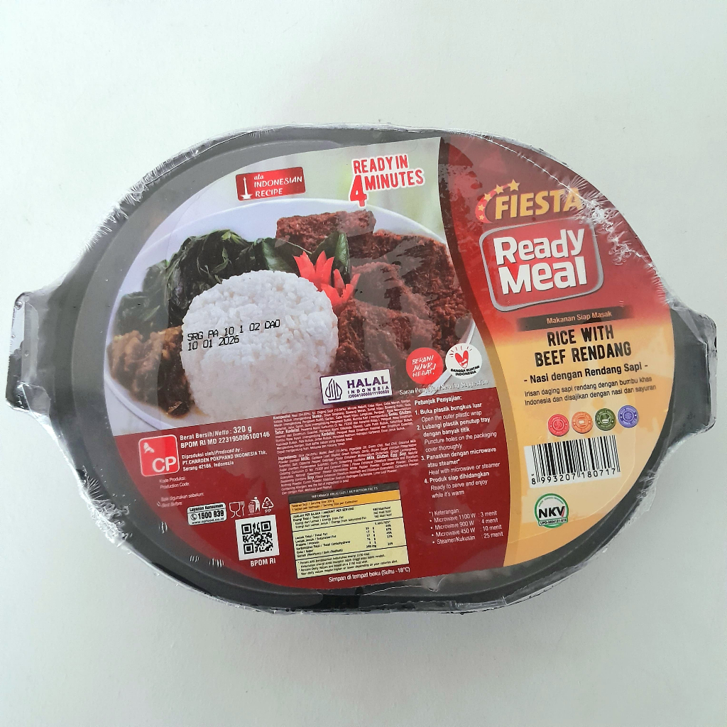 

FIESTA ready meal rice with beef rendang 320gr