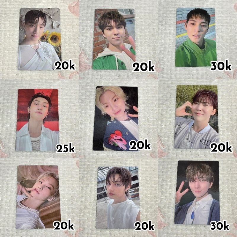OFFICIAL PHOTOCARD SEVENTEEN CARAT MEMBERSHIP