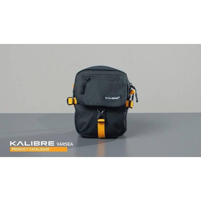 NEW- Slingbag MINI-Pouch mini - Tas pria -Pouch Kalibre Tas Selempang Hitam-Varsea Hitam