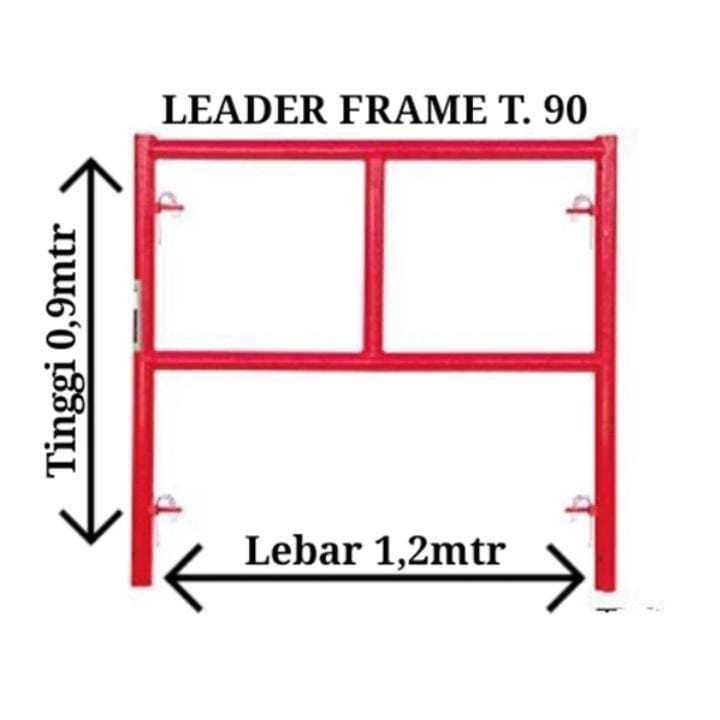 SEWA LEDDER FRAME T 90CM - SCAFOLDING LEDDER FRAME TINGGI 90 CM 1 SET