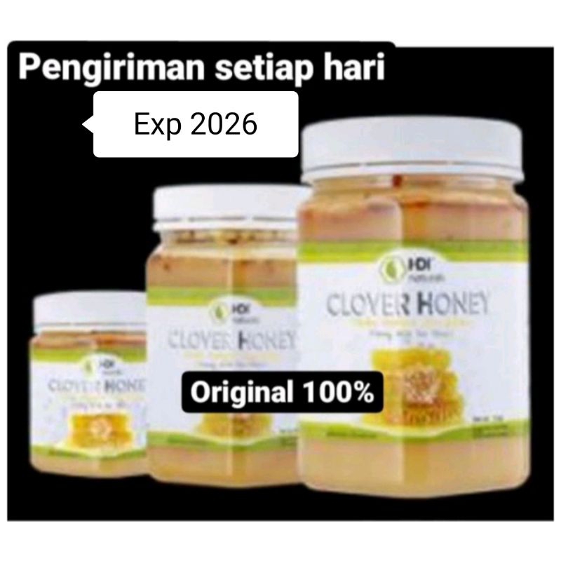 

Madu Clover Honey(250gr,500gr, 1kg)free sendok kayu Exp 2026