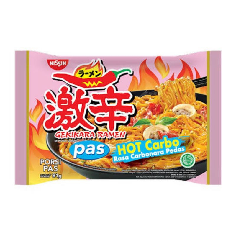 

GEKIKARA HOT CARBONARA || GEKIKARA RAMEN || MIE RAMEN (minimal order 5pcs)
