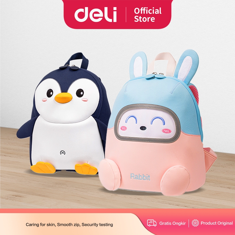 

Deli Tas Sekolah / School Backpack Pink - Biru BB101