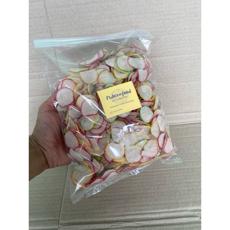 

kerupuk bawang mentah 1 kg warna warni super murah