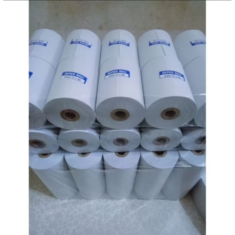 

kertas kasir struk hvs 1ply 75x60mm