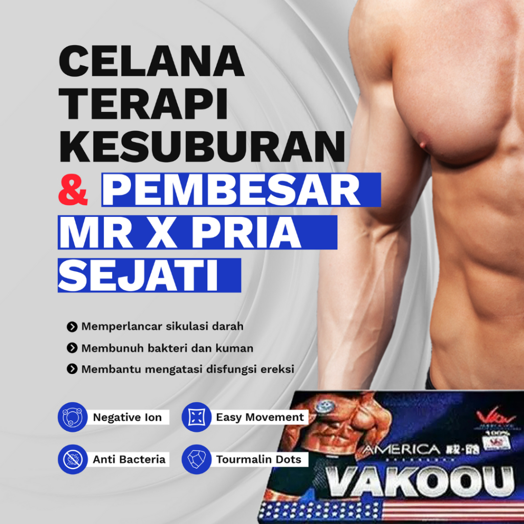 [COD] Celana Dalam Boxer Magnet Terapi Pembesar Mr P Kesehatan Pria Dewasa Vakoou ORI Terbukti Palin