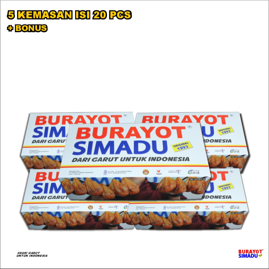 

Promo!!!Simadu 5box isi 20pcs kue gula aren 400gr isi 100pcs exp 2026 TERMURAH