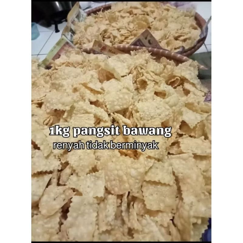 

1kg Pangsit Bawang Renyah