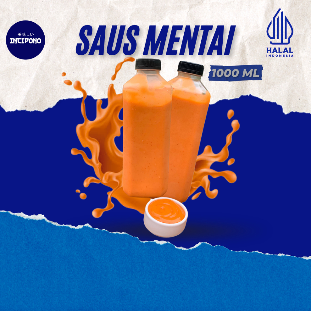 

Incipono Saus Mentai 1000ml Halal Premium