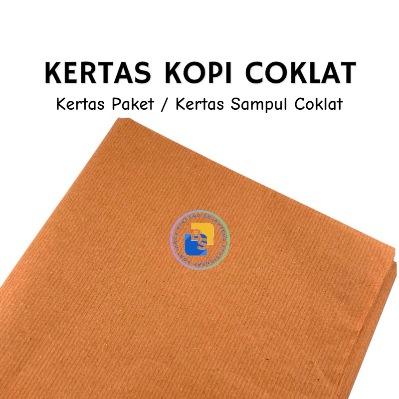 

Kertas Kopi Coklat/ Kertas Paket/ Kertas Sampul Coklat
