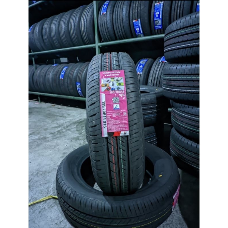 Ban Mobil Ukuran 195/70 Ring 14 Bridgestone New Techno