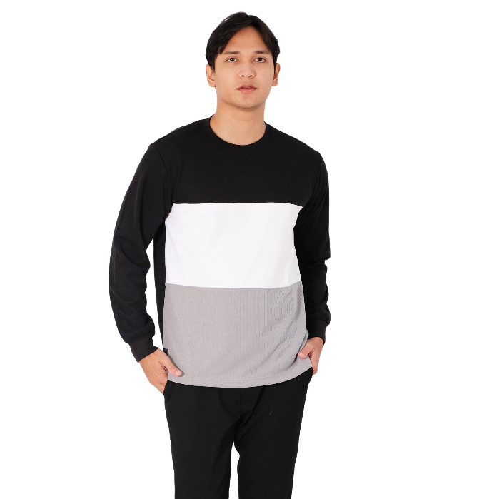 Poshboy Ginza Kaos Lengan Panjang Pria - Long Sleeves kualitas Premium Garansi 100% Original