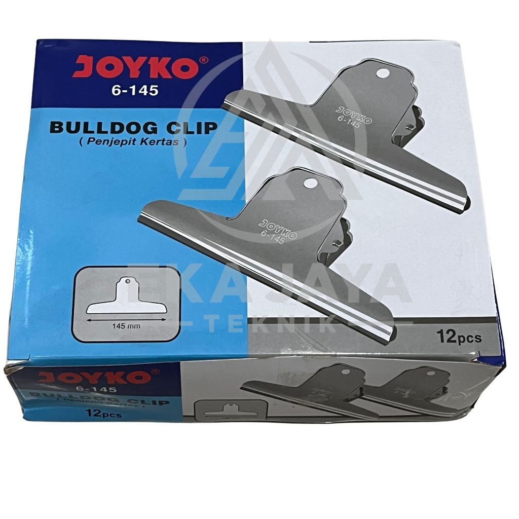 JEPIT BAHAN / PENJEPIT KERTAS JOYKO 6-145 145MM BULLDOG CLIP