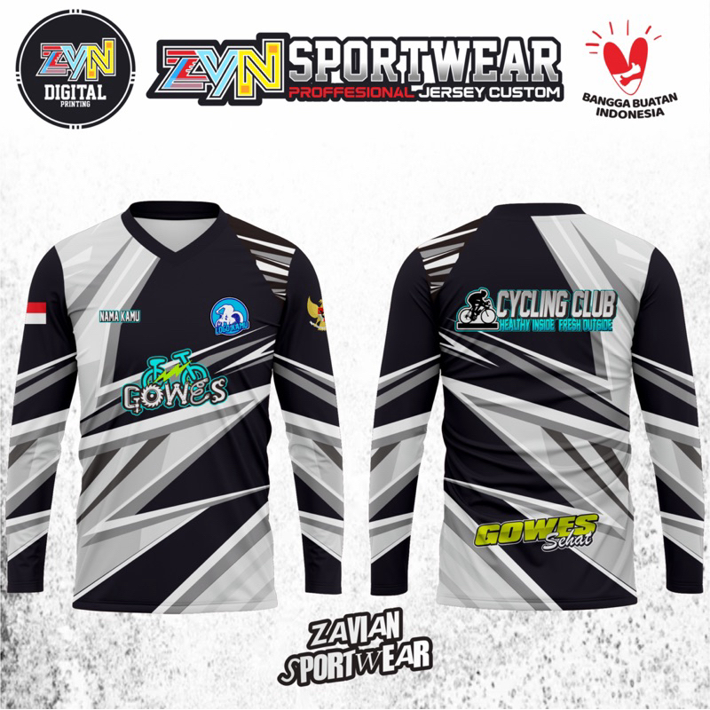 JERSEY BERSEPEDA GOWES CUSTOM