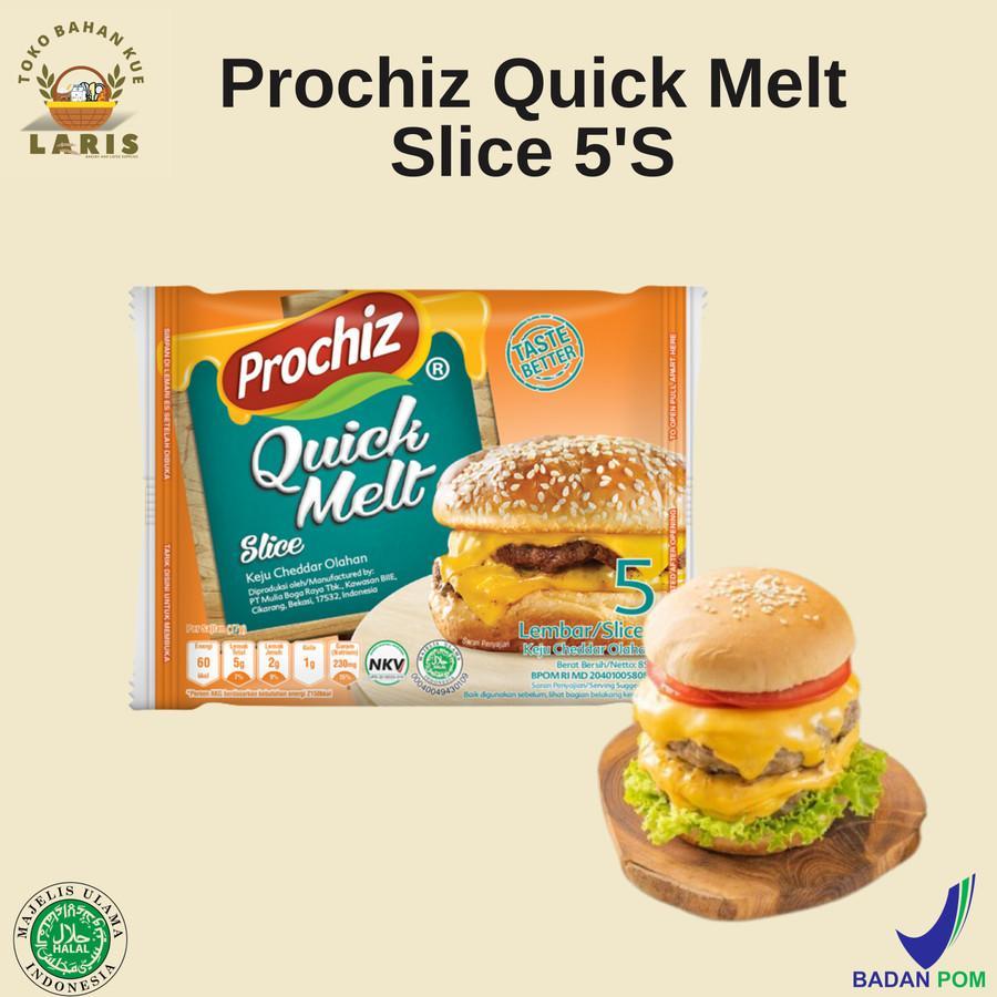 

PROCHIZ QUICK MELT SLICE 5'S KEMASAN 85 GRAM