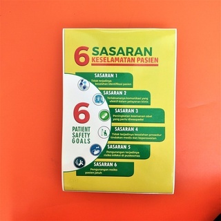 

Stiker 6 Sasaran Keselamatan Pasien - Stiker Bahan Chromo