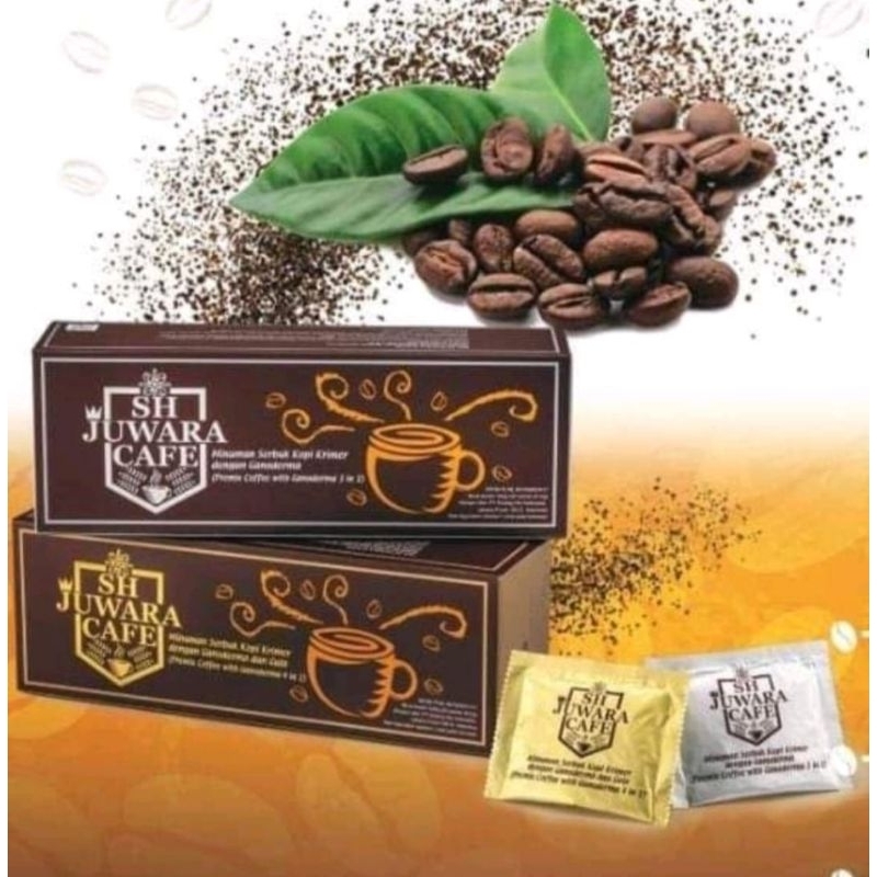 

SH JUWARA CAFE Kopi Krimer dengan Ganoderma dan gula tebu alami