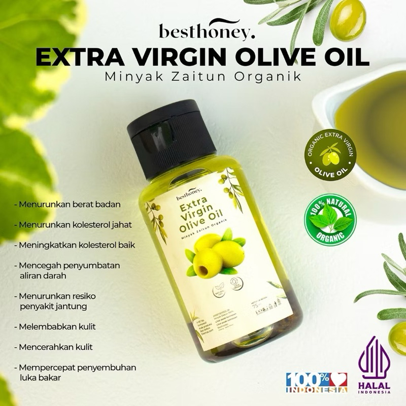 

Besthoney Extra Virgin Olive Oil Minyak Zaitun Organik