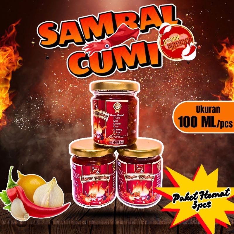 

Paket Hemat Sambal Cumi - 3 Pcs Ukuran 100 ML