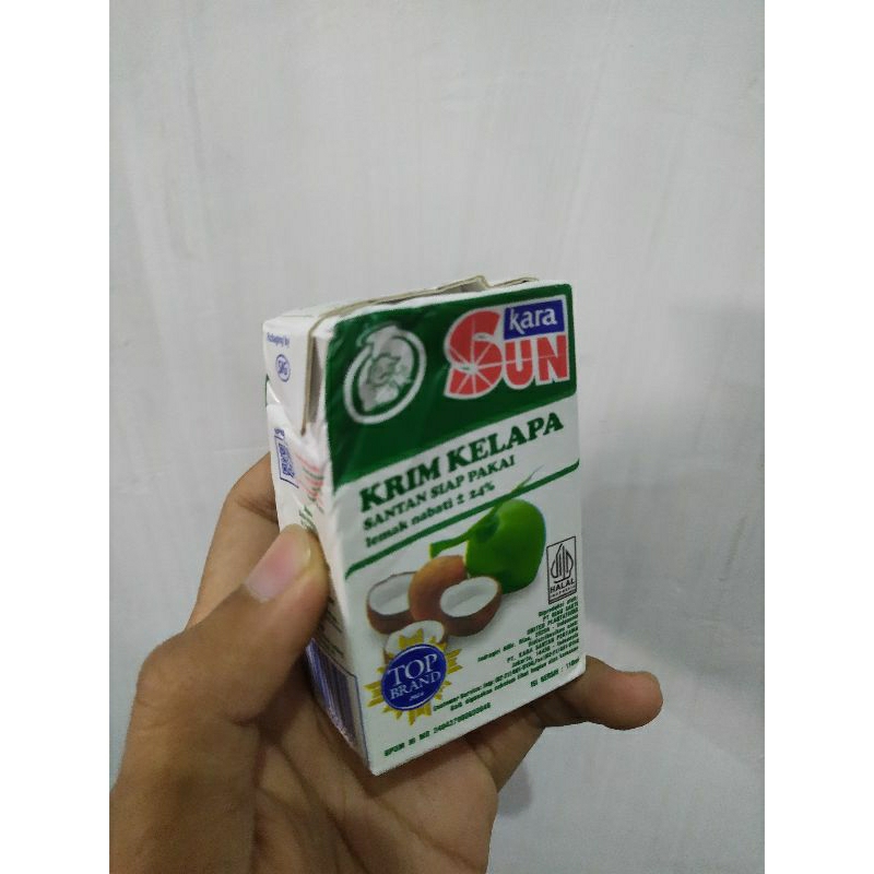 

Kara Sun Krim Kelapa Santan 110 ml (kondisi peyok tapi exp. aman)
