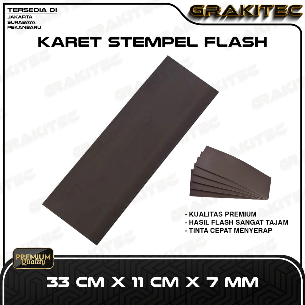 

RB Karet Stempel Flash 33 CM X 11 CM Grakitec