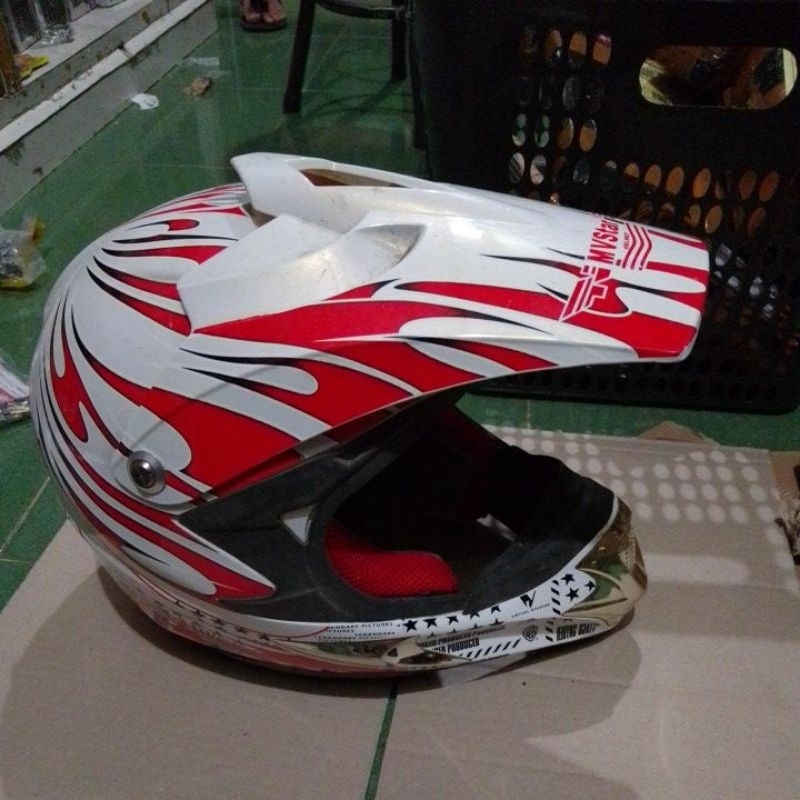 HELMET HELM TRAIL CROSS MURAH HELEM TRAIL MURAH