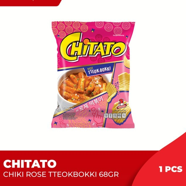 

Chitato Wavy Rose Tteokbokki 68g