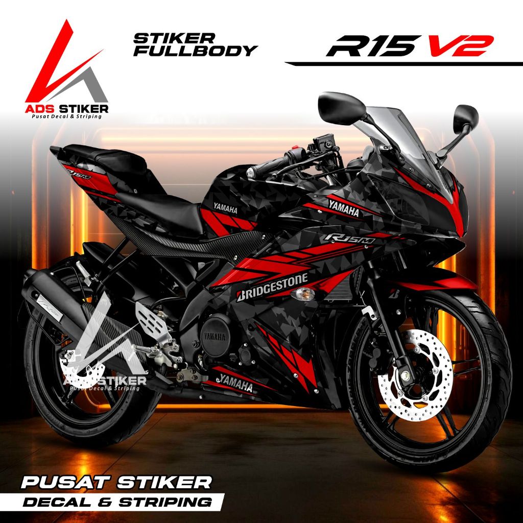 Decal Variasi R15 V2 Fullbody - Stiker R15 Ful Body - Striping R15 Desain Costume