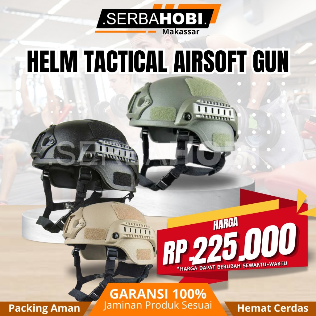 Helem Helm Outdoor / Helm tactical Army termurah / Helm Tactical Airsoft Outdoor