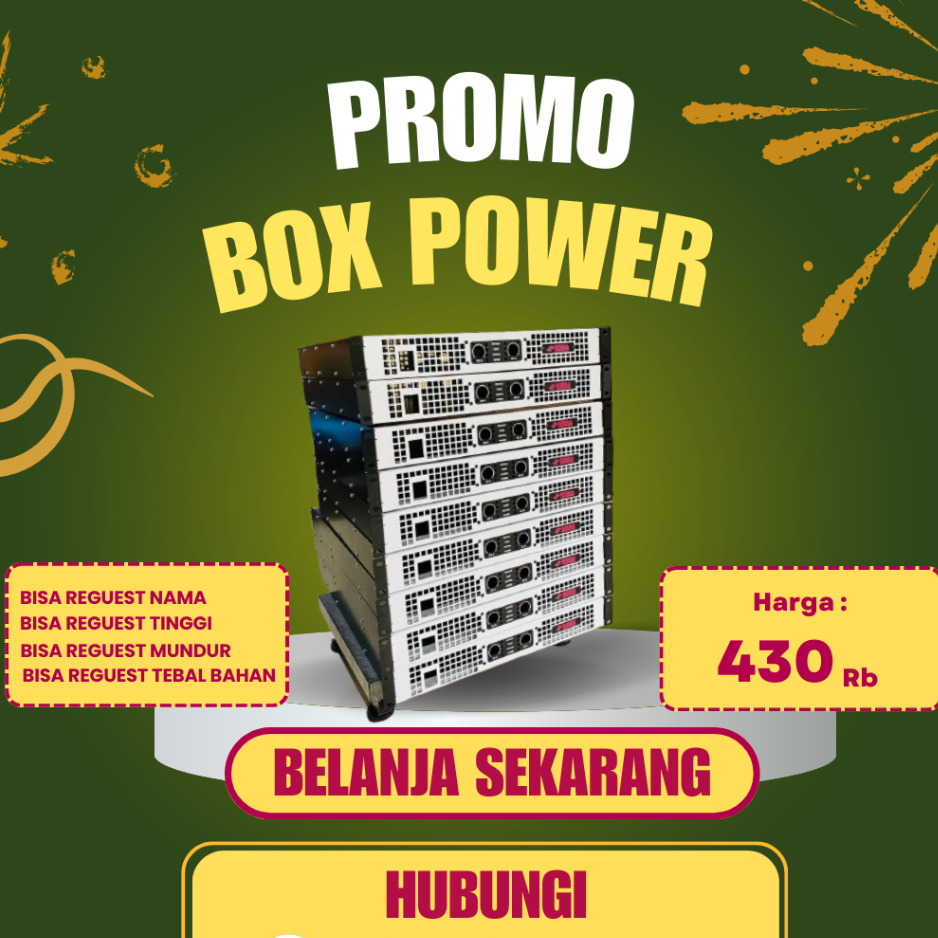 BOX POWER 2u TERLARIS & TERMURAH