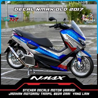 Decal Sticker NMAX Old 2017 Motif Mandalika Full Body - Sticker Nmax Old - Bisa Custom
