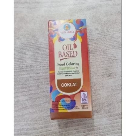

Red bell pewarna coklat oil base 30 gr
