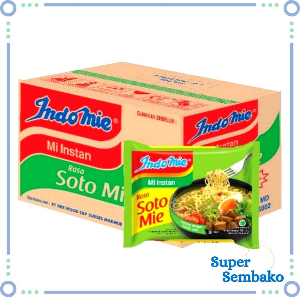 

INDOMIE KUAH SOTO 1 DUS ISI 40 BUNGKUS