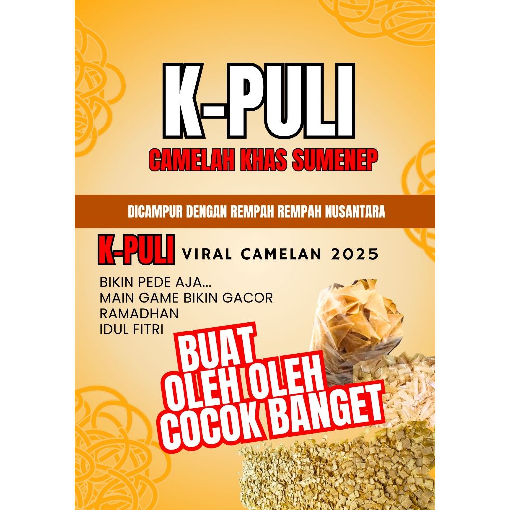 

K-PULI baru 2025 KERUPUK POLI ISTIMEWA / Camelan Ramadhan Idul Fitri / Krupuk seblak / Kerupuk Super Mentah