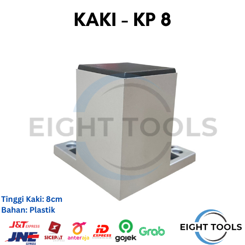 Kaki lemari / Kaki Sofa / Kaki KP 80 / Kaki Lemari Plastik / Kaki Lemari Silver / Kaki KP 8cm