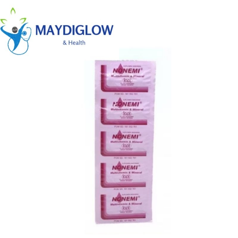 Nonemi Strip isi 10 Tablet - Multivitamin Penambah Darah