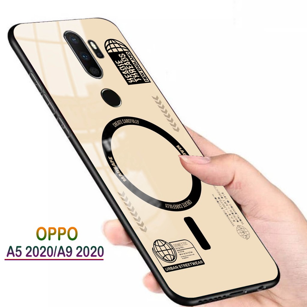 Softcase Glass Kaca | Case Kaca | Casing Kaca | OPPO A5 2020, A9 2020 [ S118 ].