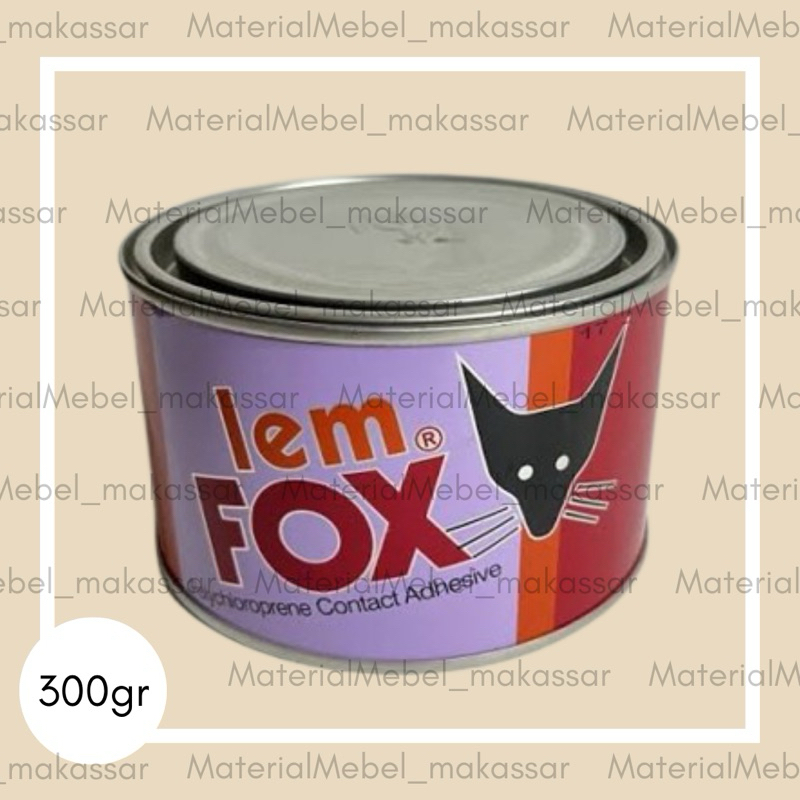 Lem Fox / Lem Kuning / Lem HPL / Lem Kayu Fox Kucing 300gr
