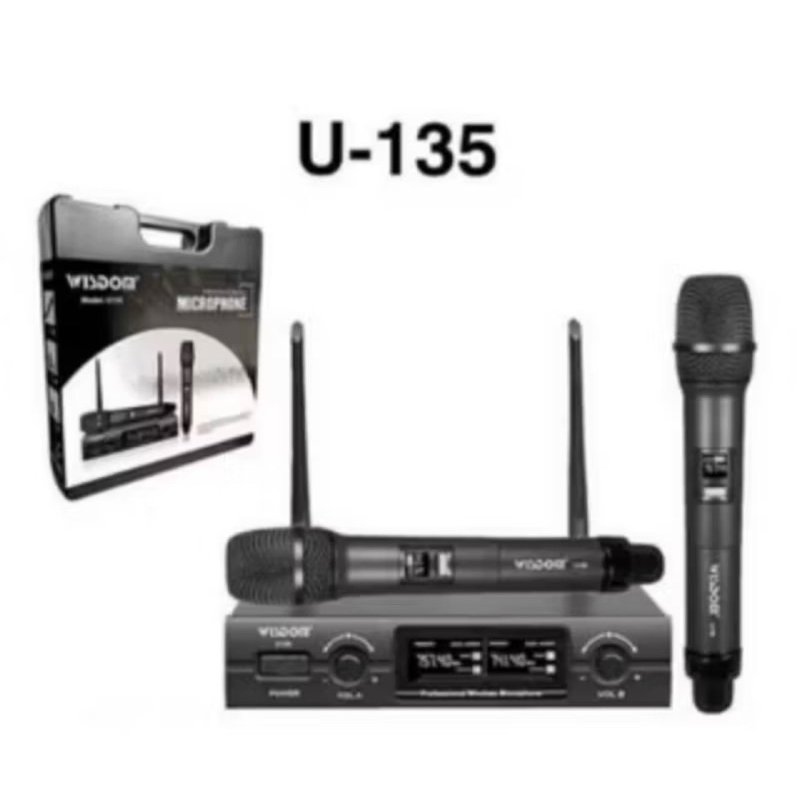 Mic Wireless WISDOM U-135 / Microphone Wireless WISDOM U-135 ORIGINAL