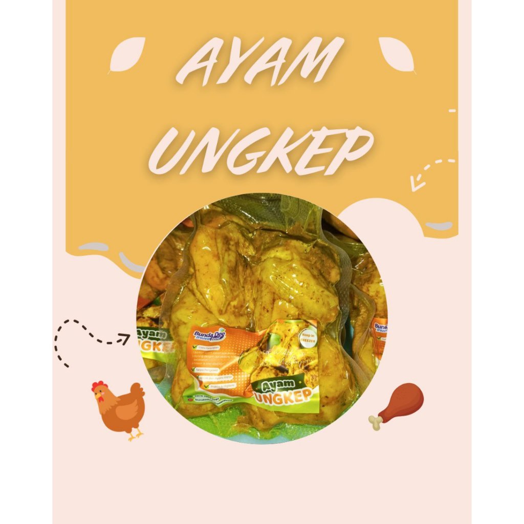 

Ayam Ungkep Frozen Bumbu Kuning / Ayam Pejantan Ungkep Vacum Pack Siap Goreng