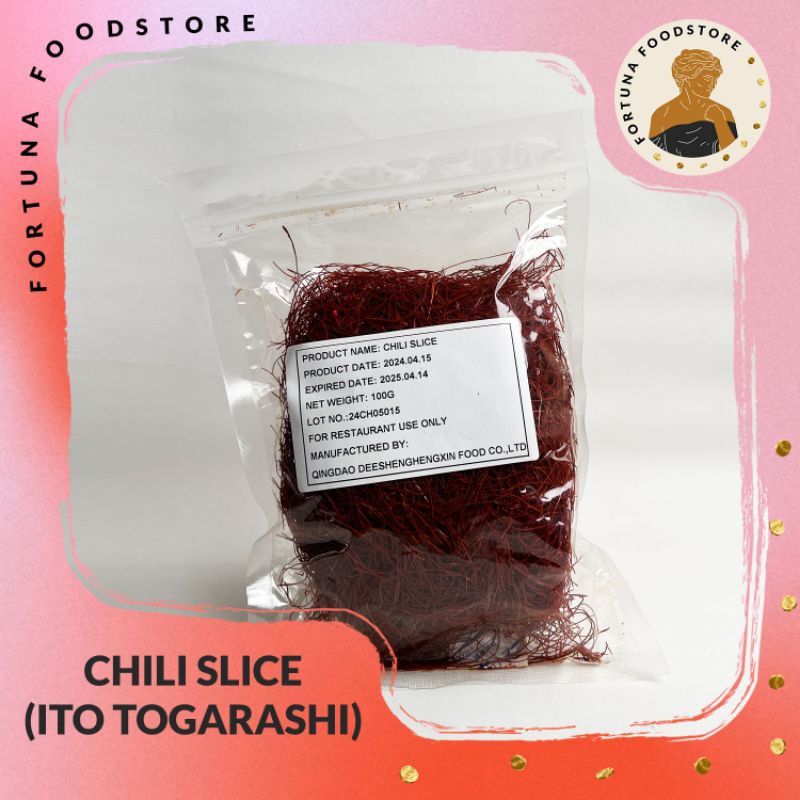 

Ito Togarashi Chili Slice Irisan Cabe Merah Jepang 100gr
