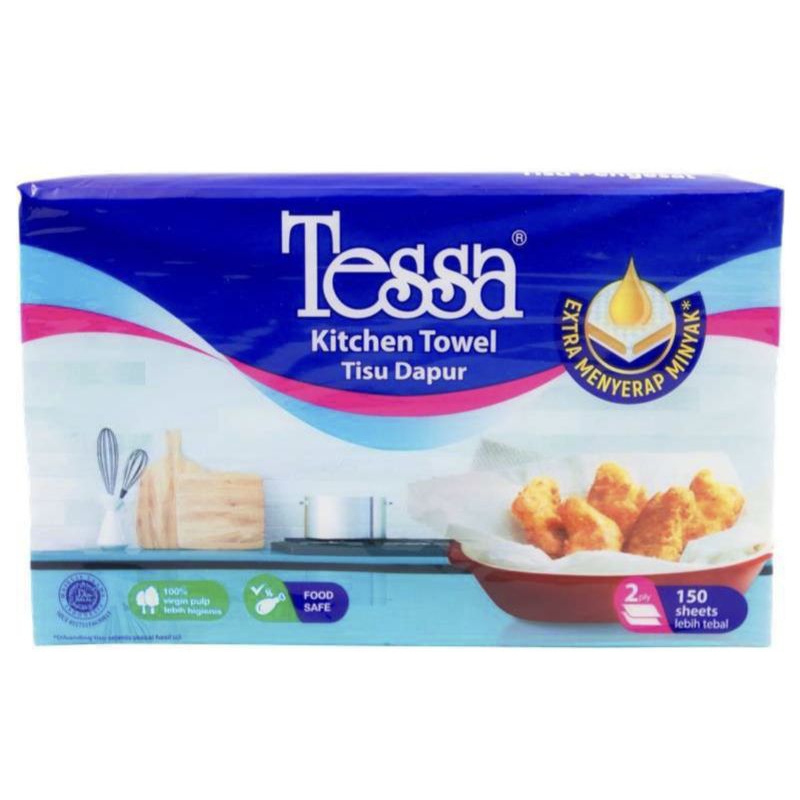 TISSUE TESSA HAND TOWEL 150's X 2 ply/TISSUE DAPUR/TISSUE MINYAK