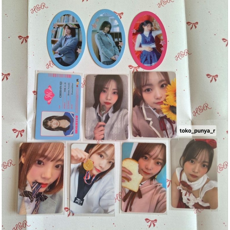 QWER photocard pc siyeon, magenta, chodan manito