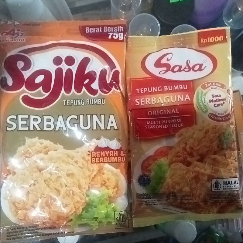 

(2pcs) tepung bumbu sajiku dan sasa