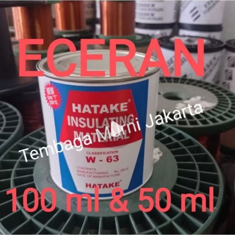 Sirlak/Varnish Lem Pelapis kawat tembaga email, ECERAN 100ml(90gram) dan 50ml(45gram)