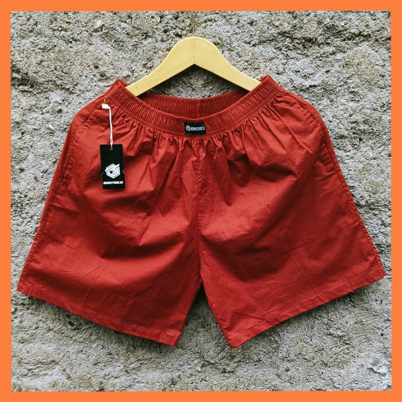 BONSTORE.ID | JUMBO BOXER KATUN PREMIUM DEWASA BAHAN KATUN STRETCH
