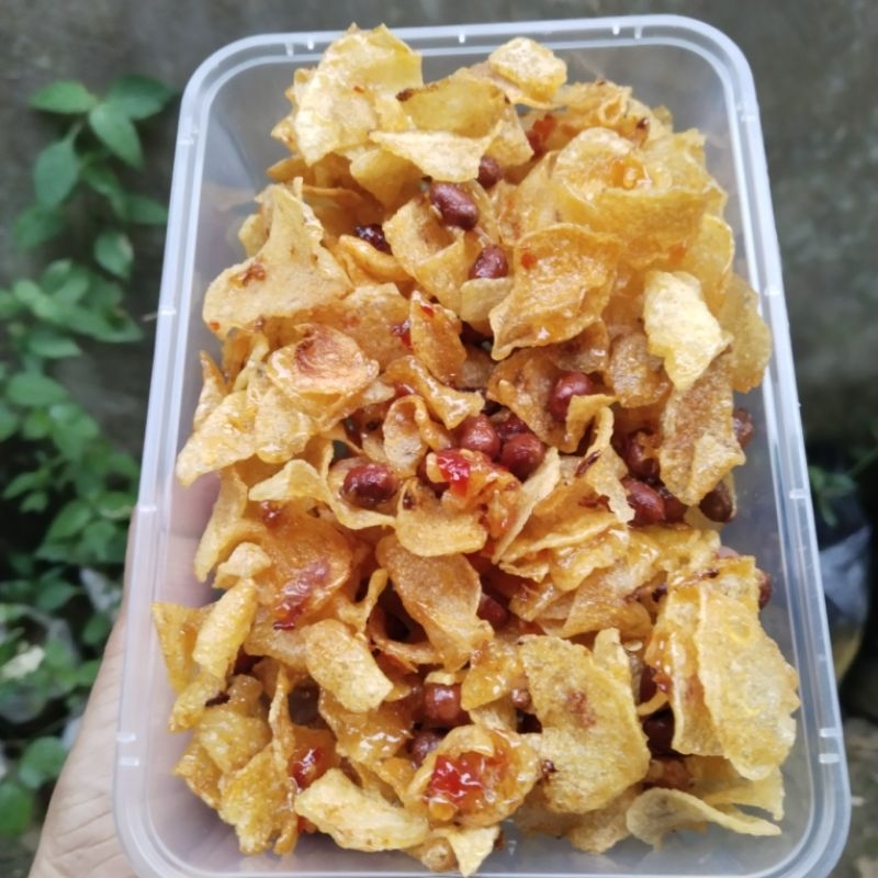 

Keripik Kentang Crispy Pedas Manis