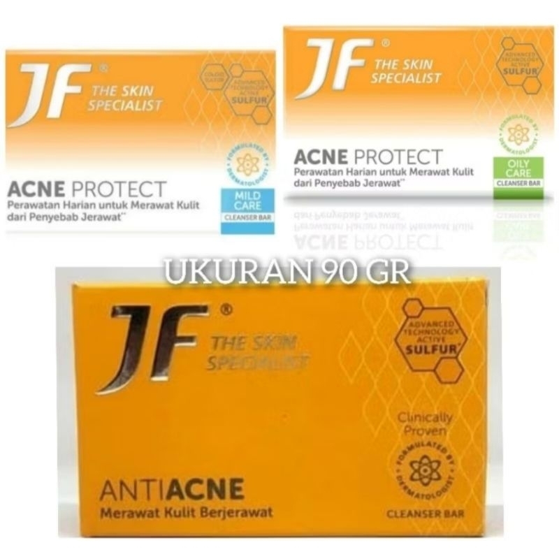 JF sulfur soap acne 90 gr - sabun JF